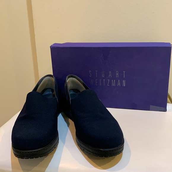 Stuart Weitzman Microsoft Loafer with Wedge - Picture 2 of 4